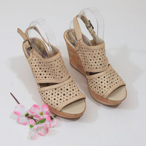 Sam Edelman Boutique Platform Wedge Sandals #B046